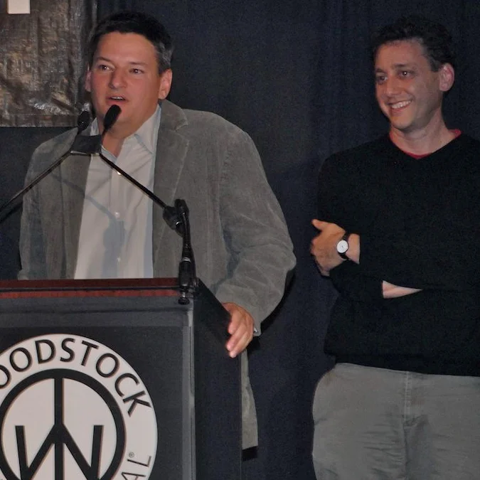 Ted Sarandos, receiving the Trailblazer Award 2007 Woodstock Film Festival