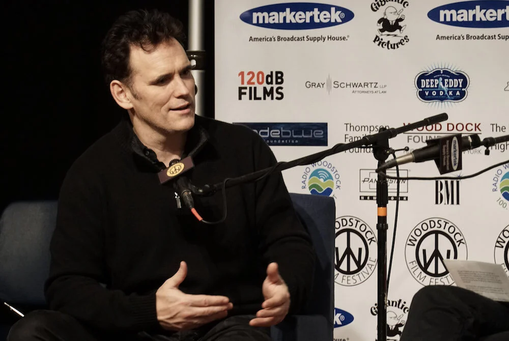 Actor Matt Dillon speaks at the panel