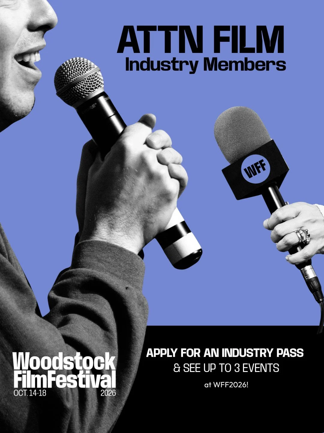ATTN Film Industry Folks! 📽️ Don't forget to apply for an Industry Pass for the 27th Annual Woodstock Film Festival; see up to 3 events per day &amp; join us at our networking parties.

🔗  form.jotform.com/231705827129054 &ndash; link in bio

To ap