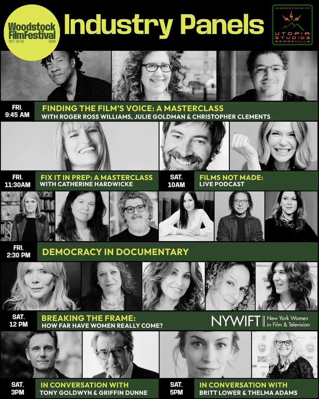 Learn more about the BTS magic that happens on set from WFF's high-level industry panels with the experts 🌟 Explore the full lineup &amp; reserve your spot today: woodstockfilmfestival.org/2026-panels &ndash; link in bio!

@rogerrosswilliams @fxitin