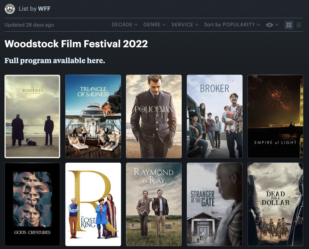 5 Reasons You Should Be On Letterboxd — Woodstock Film Festival