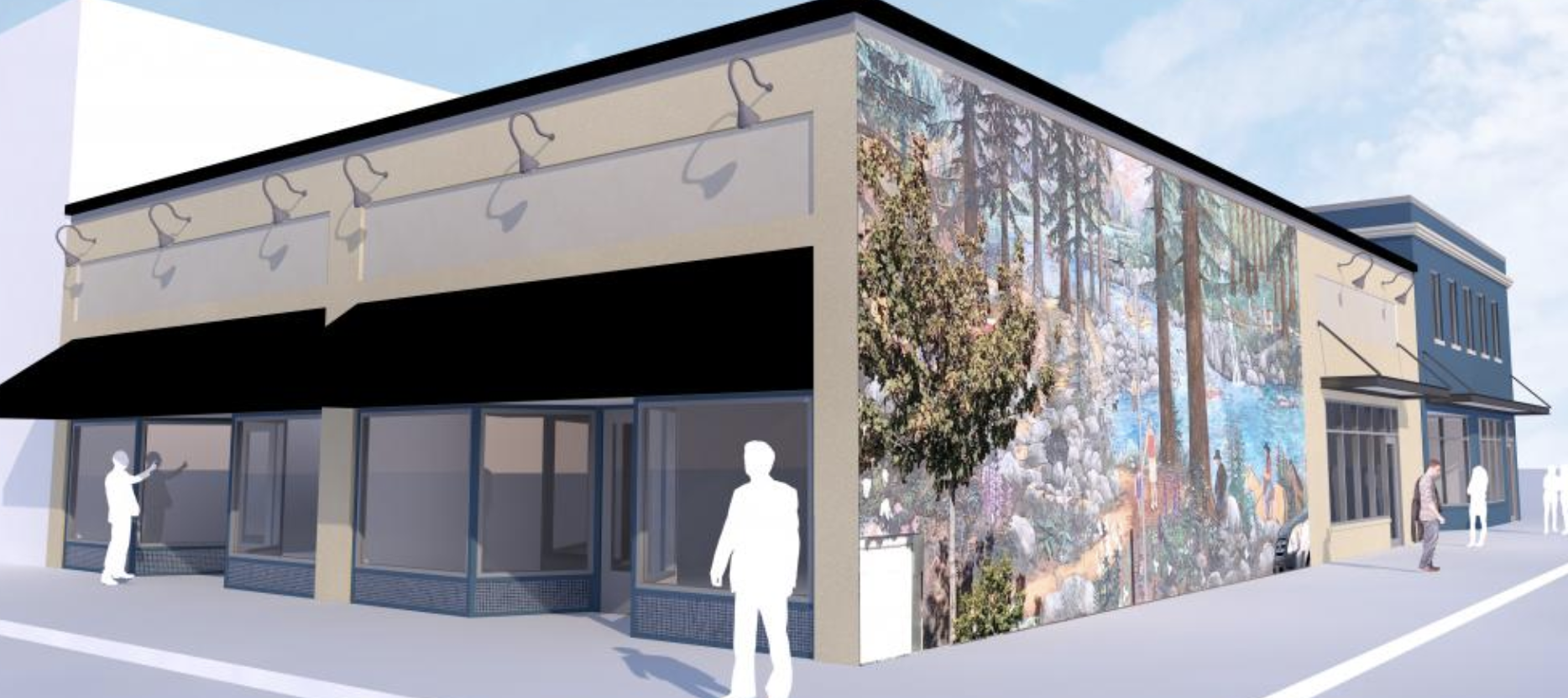 Our goal with the Broadway Building: restore the facade of the building, take a historically incongruent facade on Fourth Avenue and bring it into alignment with the downtown and with the building that it's attached to.