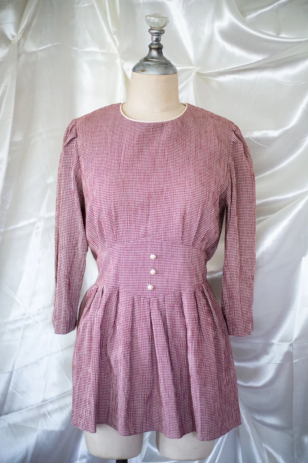 navy blue dress for baby girl Vintage 90s Gingham Mini Dress XS — Dolliwolf by Ladywolf