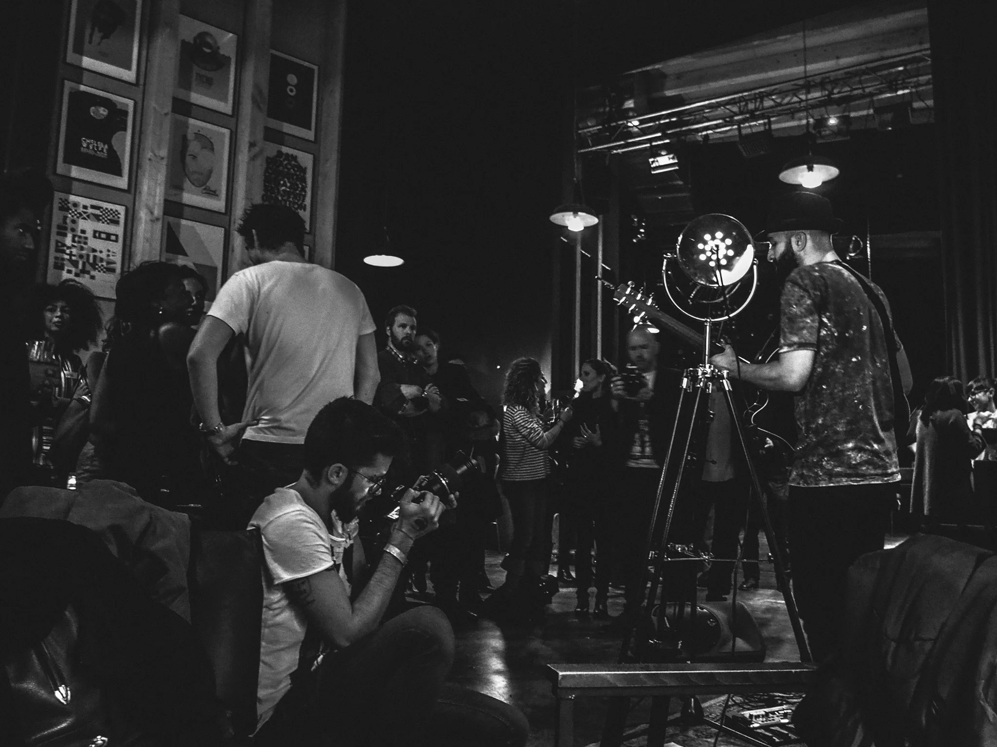 Singing Andrea Fornari , photo by Mellisa di Paolo
