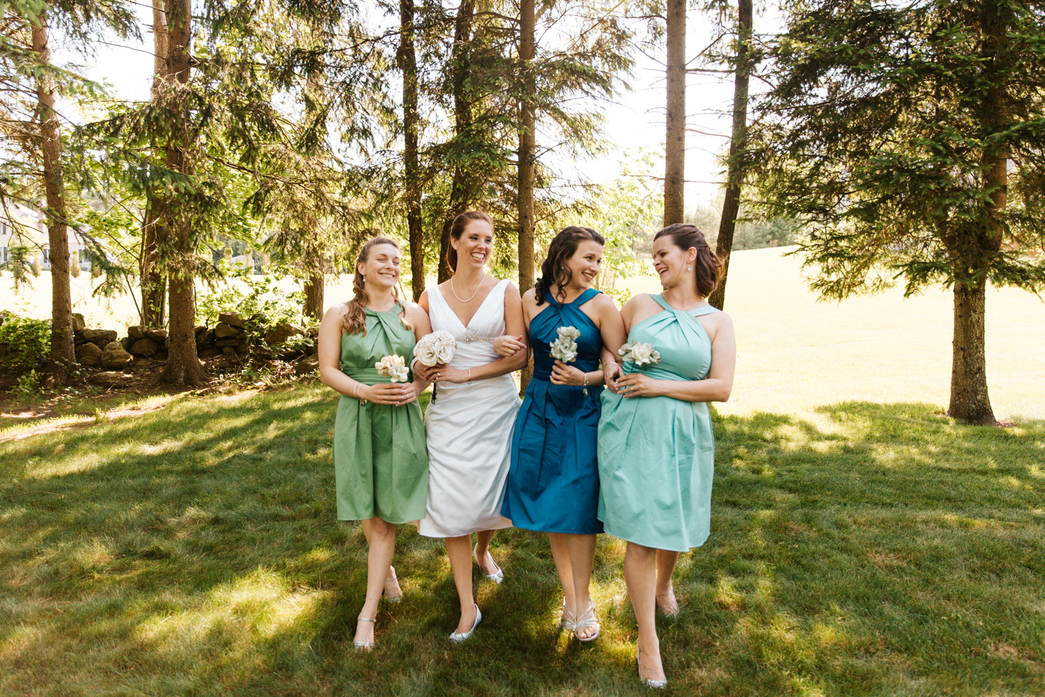 brides-maids-different-color-dresses-colorful-summer-wedding-rehboth-new-england-francis-farm .jpg