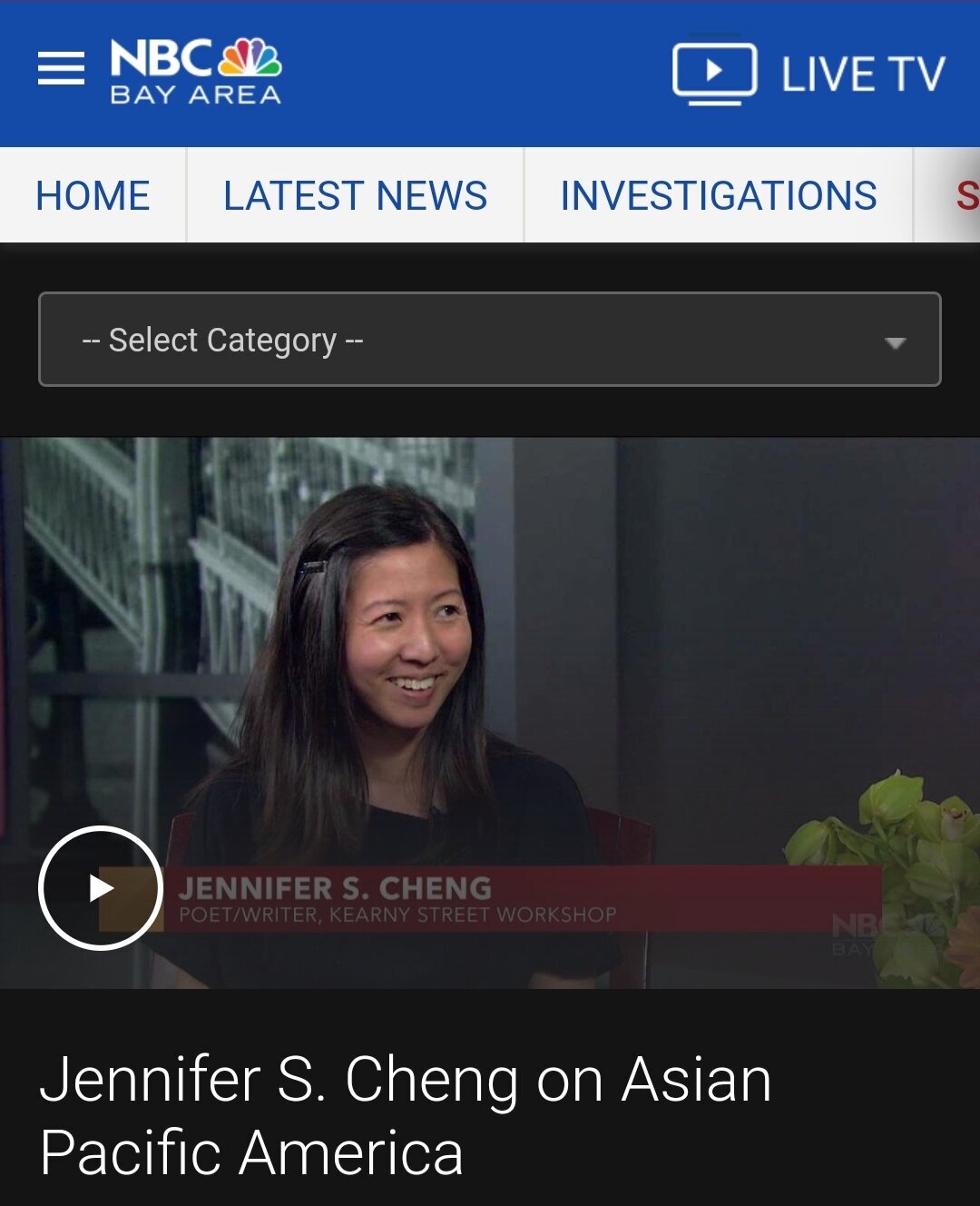   3:42/ 5:15  ShareExpand  Jennifer S. Cheng on Asian Pacific America