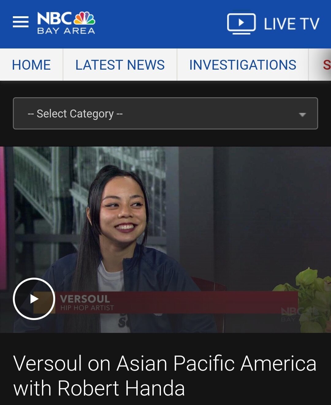 Versoul on NBC Asian Pacific America