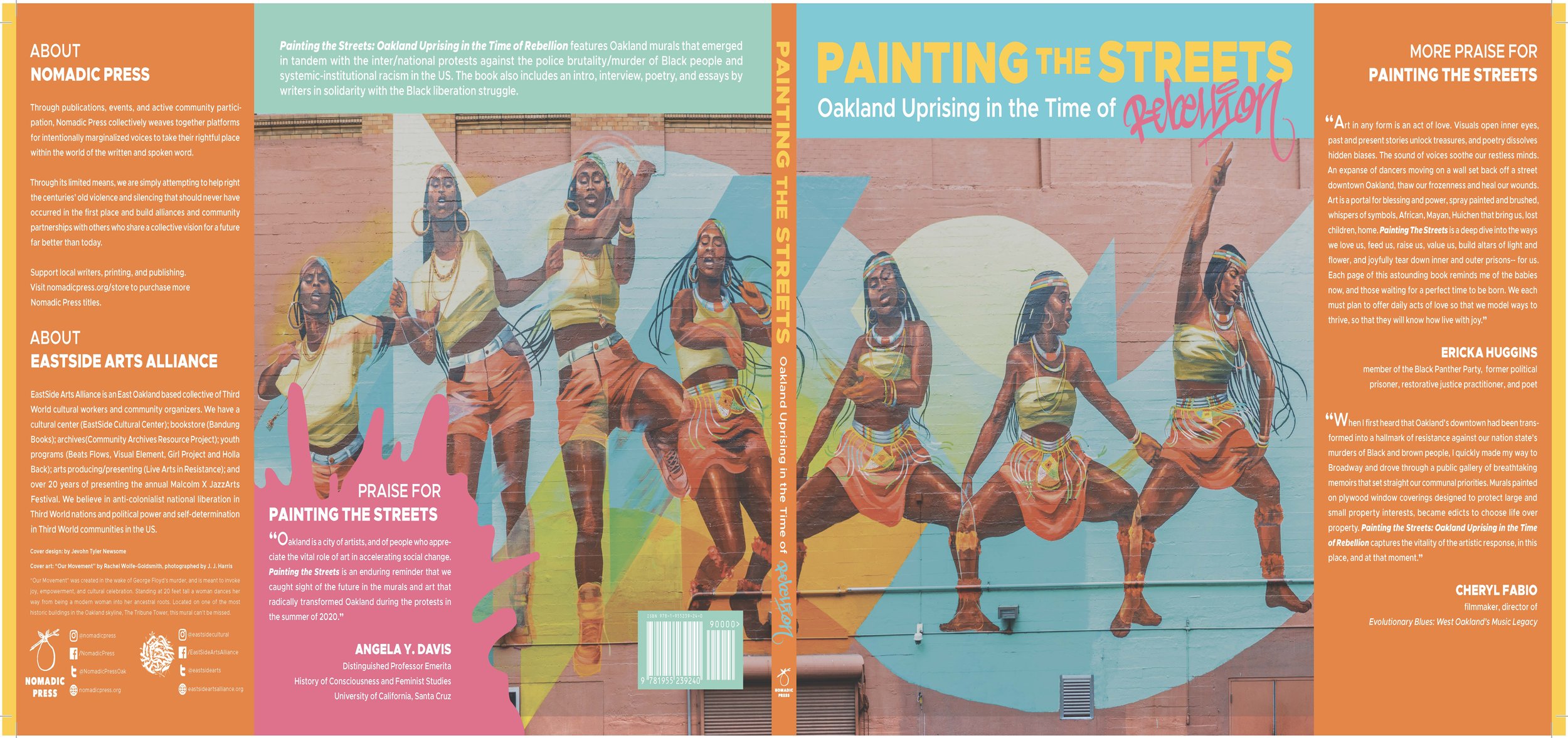  ‘Painting the Streets: Oakland Uprising in the Time of Rebellion’ dust jacket (exterior) 
