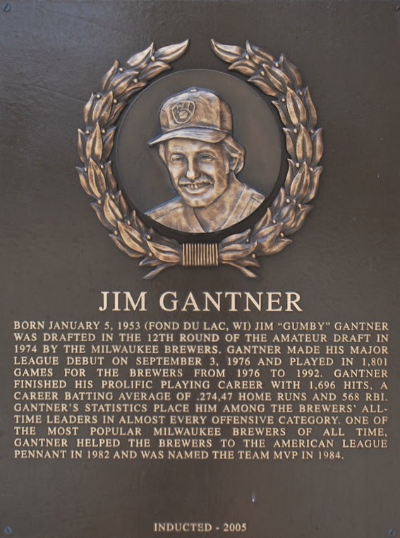 Wisconsin Athletic Hall of Fame-Jim Gantner