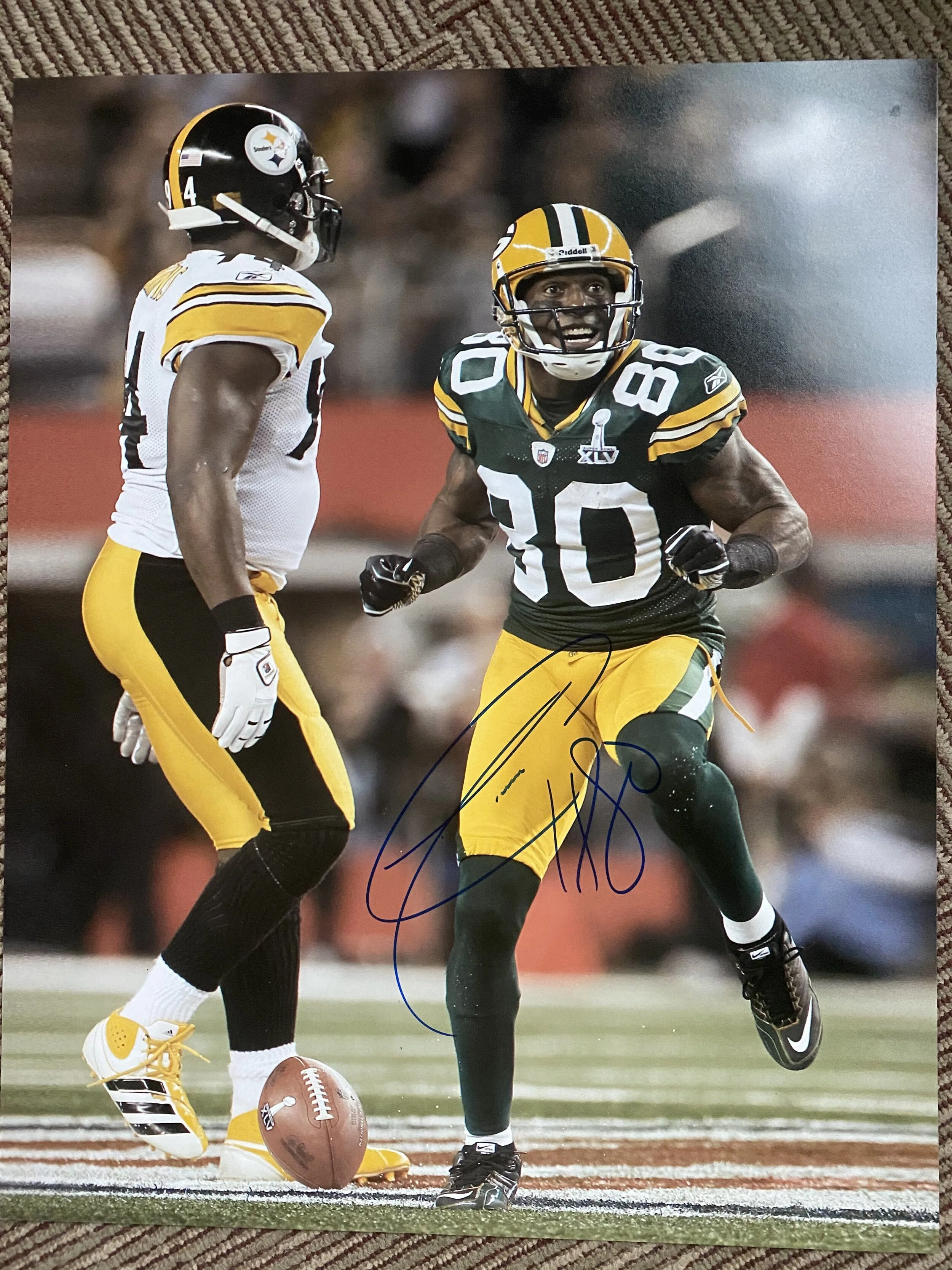 Donald Driver Autographed Flat 