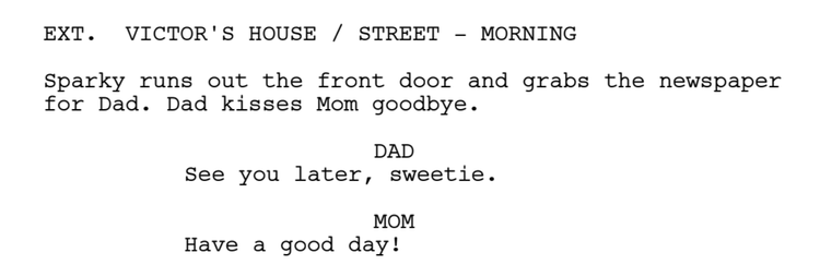BRAD DAILEY | SCRIPT FORMAT 2: SCENE HEADINGS