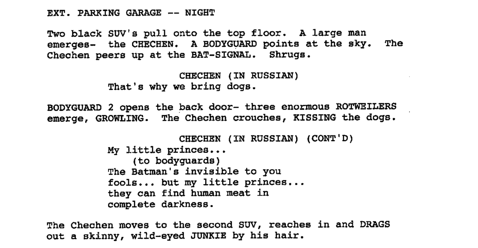 BRAD DAILEY | SCRIPT FORMAT 5: (SORT OF) ADVANCED FORMATTING