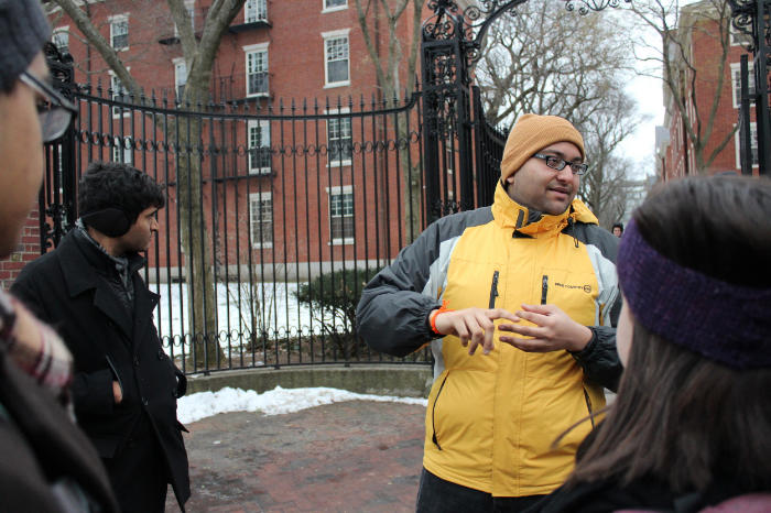  That's Bhargav in the yellow jacket. He had some great law school horror stories that were a lot of fun to listen to. 