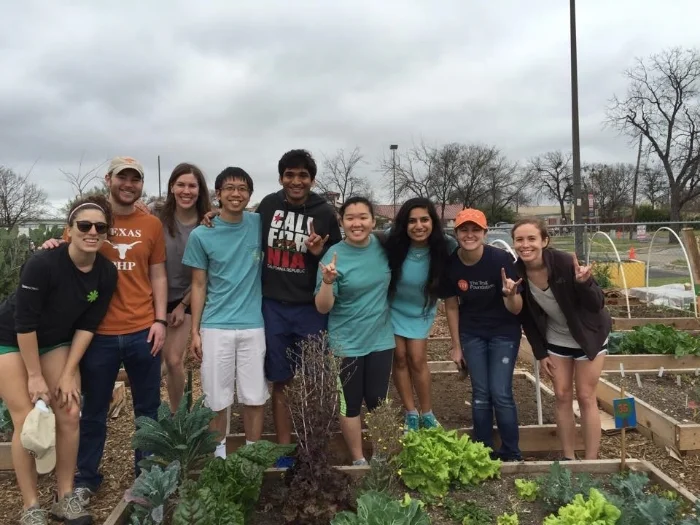 Volunteering At Concho Community Garden With HBAlumni