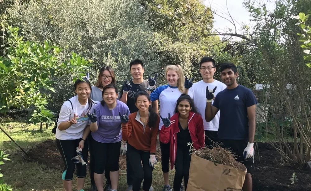 Gardening at RBJ Center