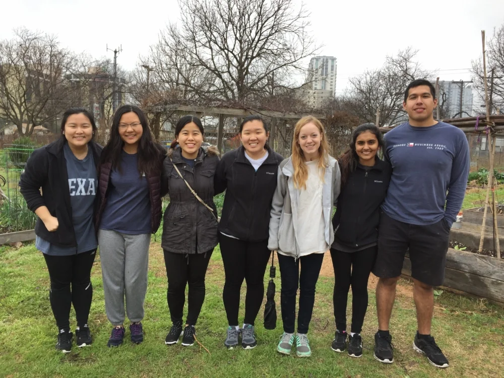 Gardening at RBJ Center