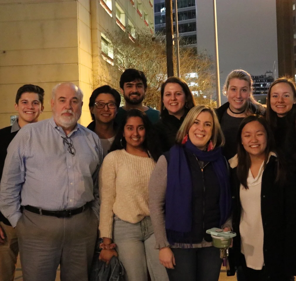 Dinner with Professors Pryor and Goins