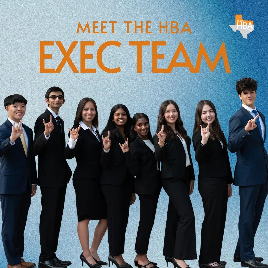 Welcome the Exec Team of Honors Business Association! This unique and talented group of students cannot wait for the year ahead, so stay updated for fun upcoming events and opportunities! #HBA #leadershipspotlight