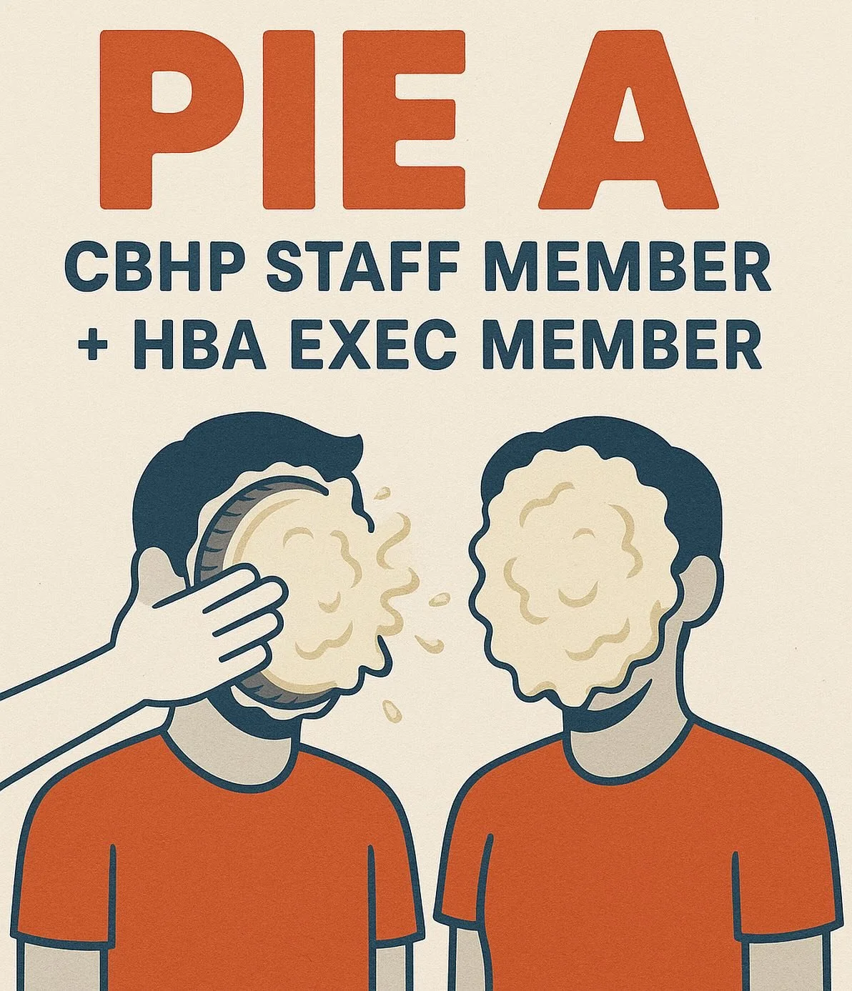 Come pie CBHP staff and HBA exec members OCT 21 12-2:30 PM!! We&rsquo;ll be on Speedway outside of WCP so make sure to tell your friends and come pie us🙈