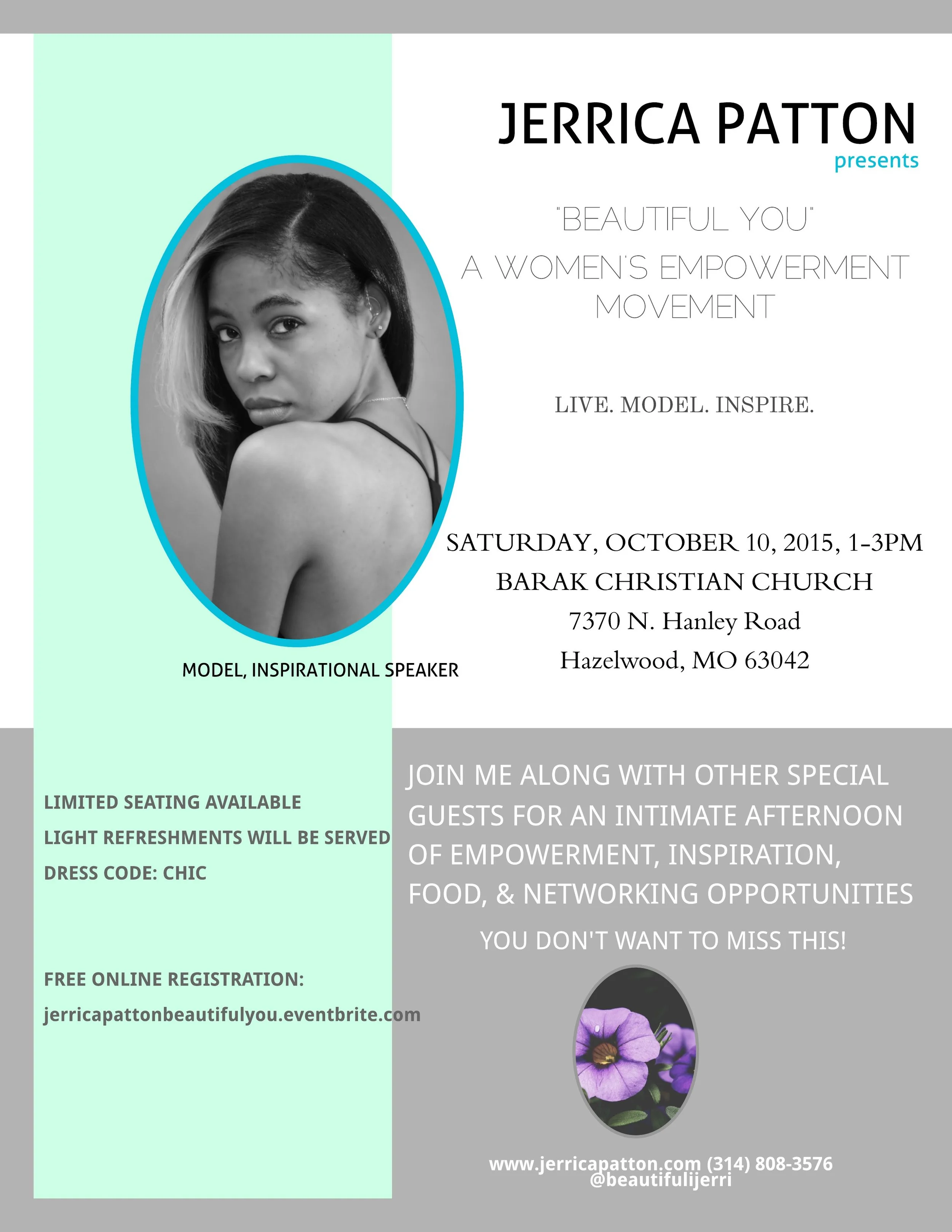 Jerrica Patton hosts "Beautiful You: A Women's Empowerment Movement"