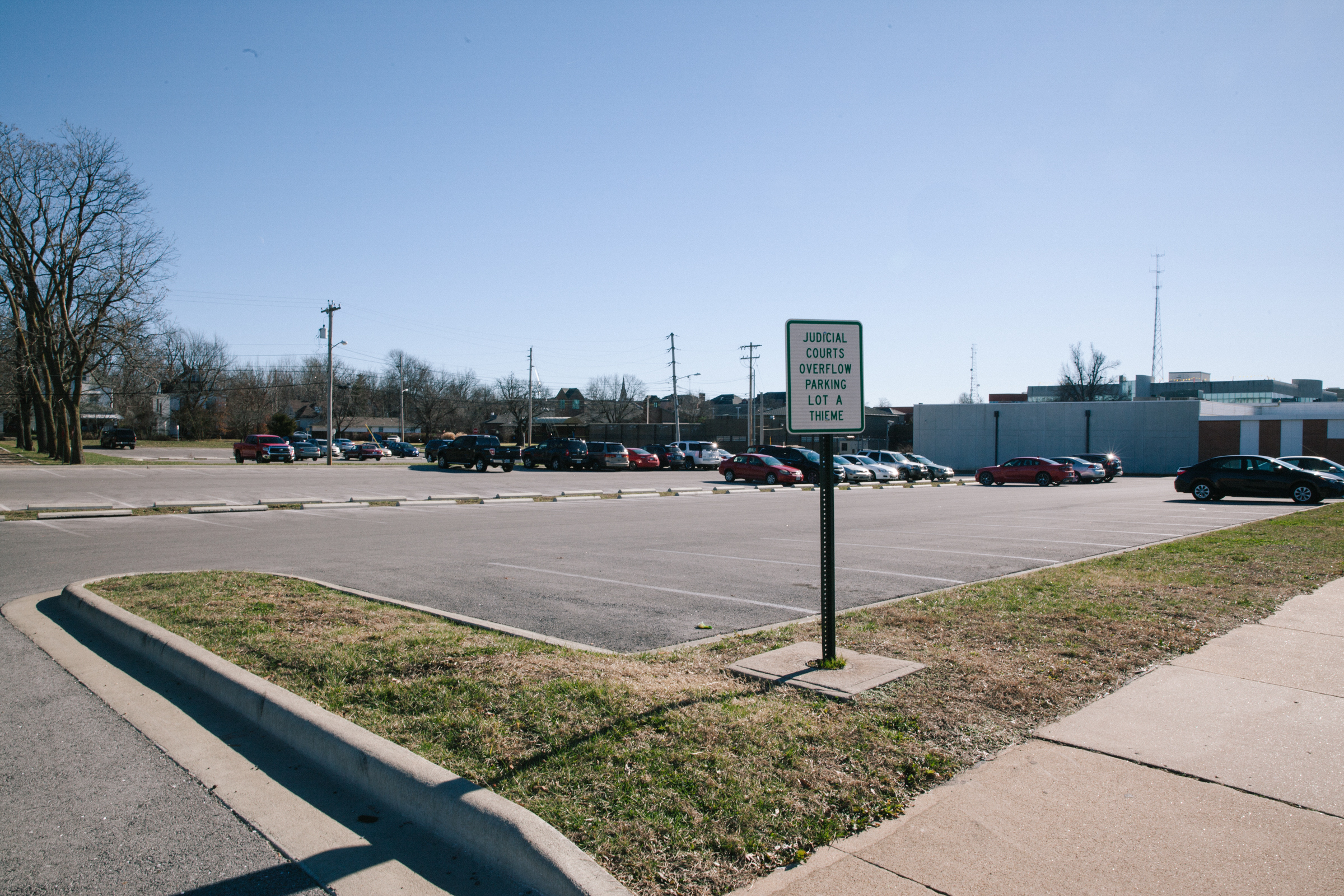 Lot #3 is just north of the Judicial Courts Facility. It can be accessed from the traffic light in front of Pipkin Middle School.