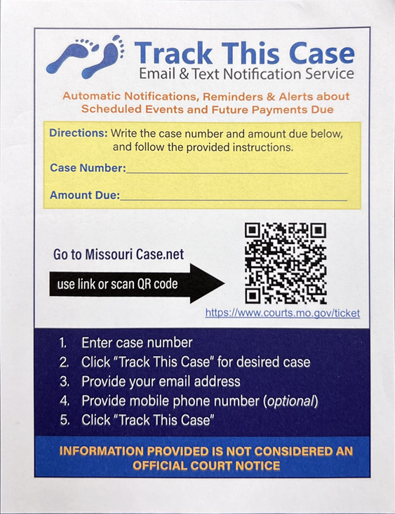 Track this Case — Bryan Feemster | Greene County Circuit Clerk