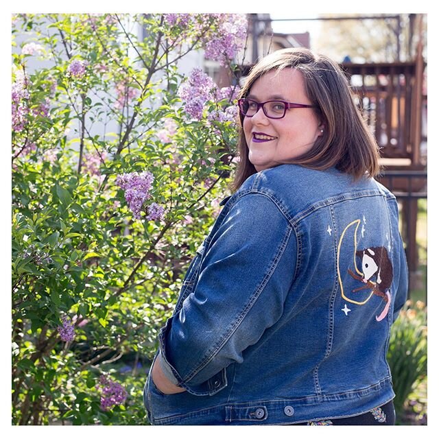 One last one from all the birthday festivities this week, if only to just show off the opossum jacket!!