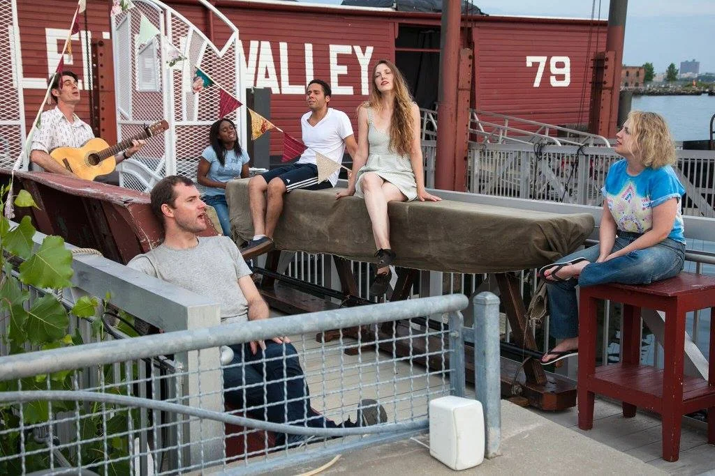Matt Schlatter (left to right), Quinlan Corbett, Stephanie Weeks, J.D. Mollison, Alaina Ferris, Sammy Tunis. Photo by Erik Carter.