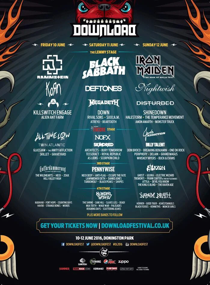 Download Announces 14 New Bands Added To This Year's Line-Up