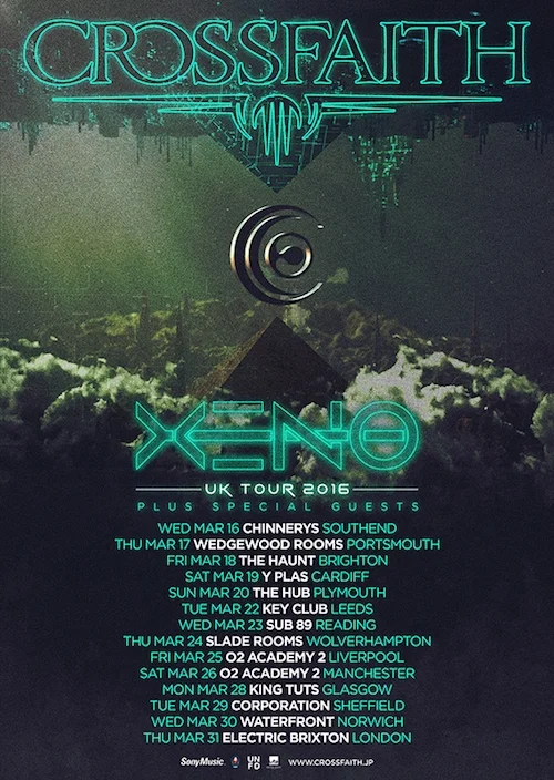 Crossfaith - Wedgewood Rooms - Thursday 17th March 2016