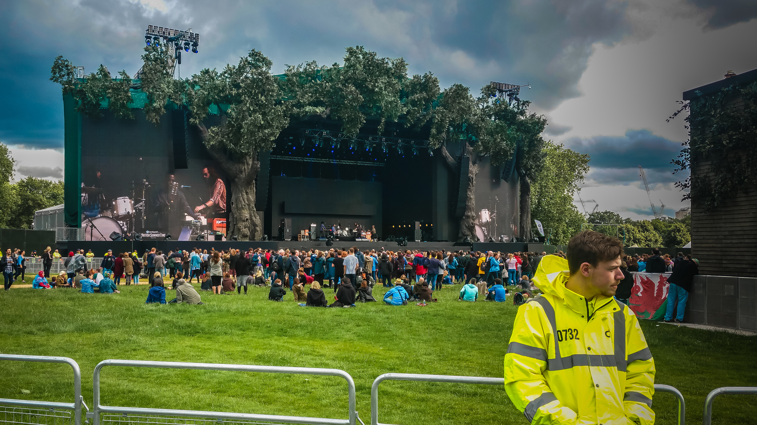 View of TV On the radio from the very front of the general admission aREA