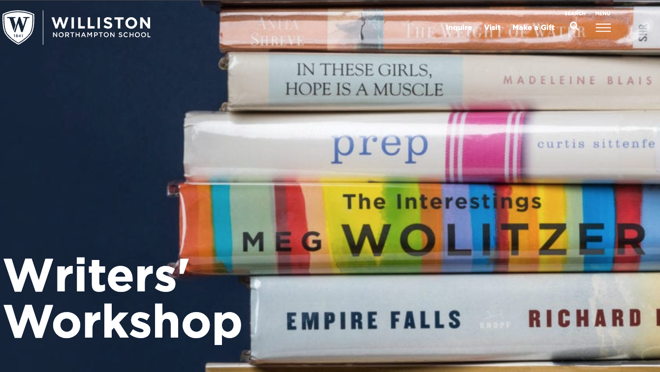 Williston Visiting Writer Program: Reading and Q&amp;A