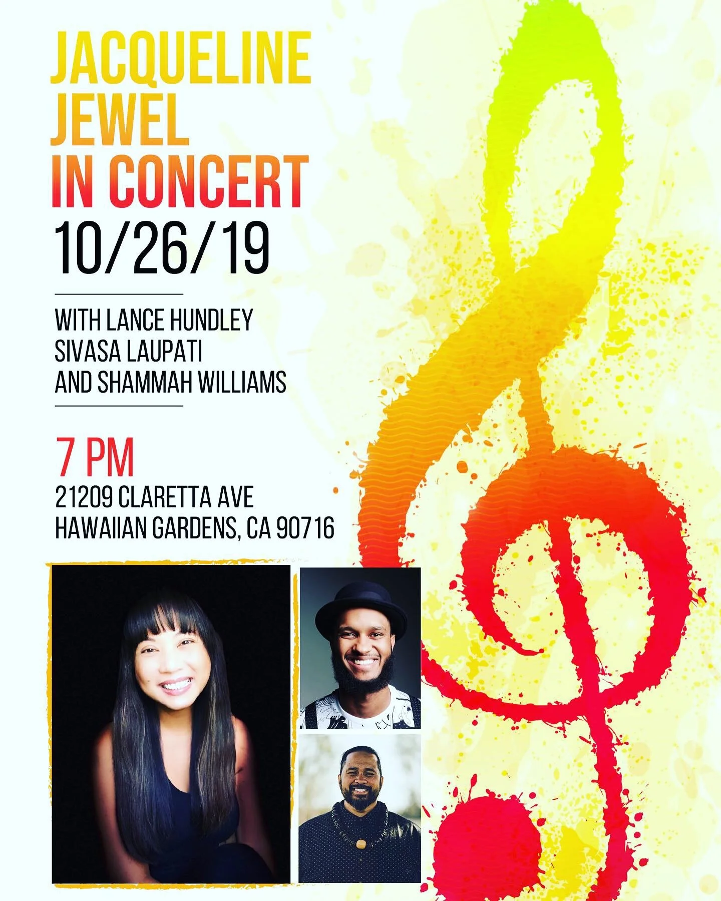 JACQUELINE JEWEL IN CONCERT