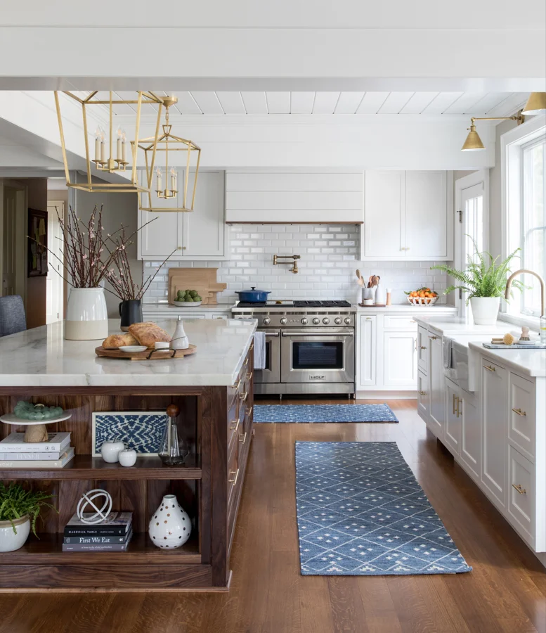 Open concept kitchen