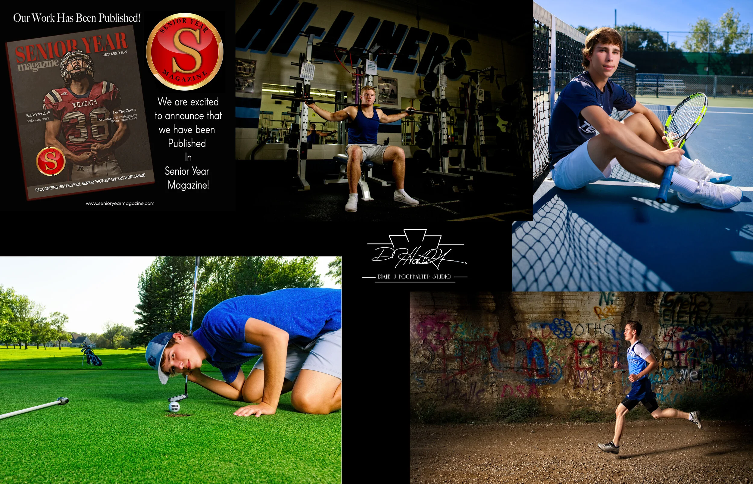 FIVE IMAGES SELECTED FOR SENIOR YEAR MAGAZINE GUYS SPORTS EDITION!