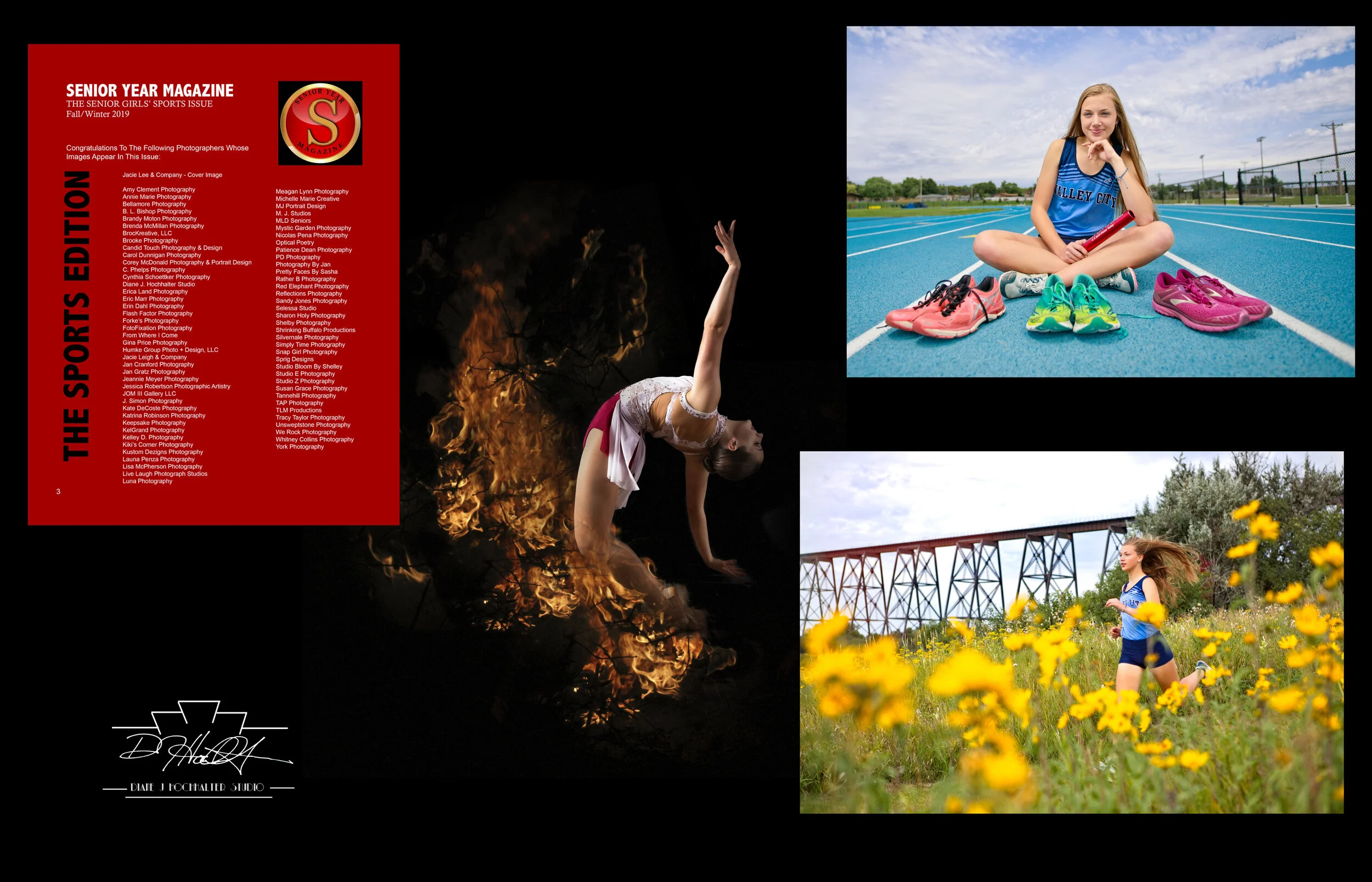 THREE IMAGES SELECTED FOR SENIOR YEAR MAGAZINE GIRLS SPORTS EDITION!
