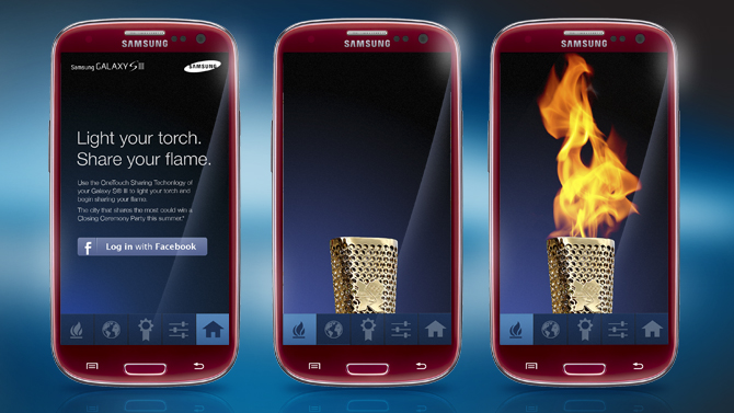A two-week competition between cities challenged people to share the flame.