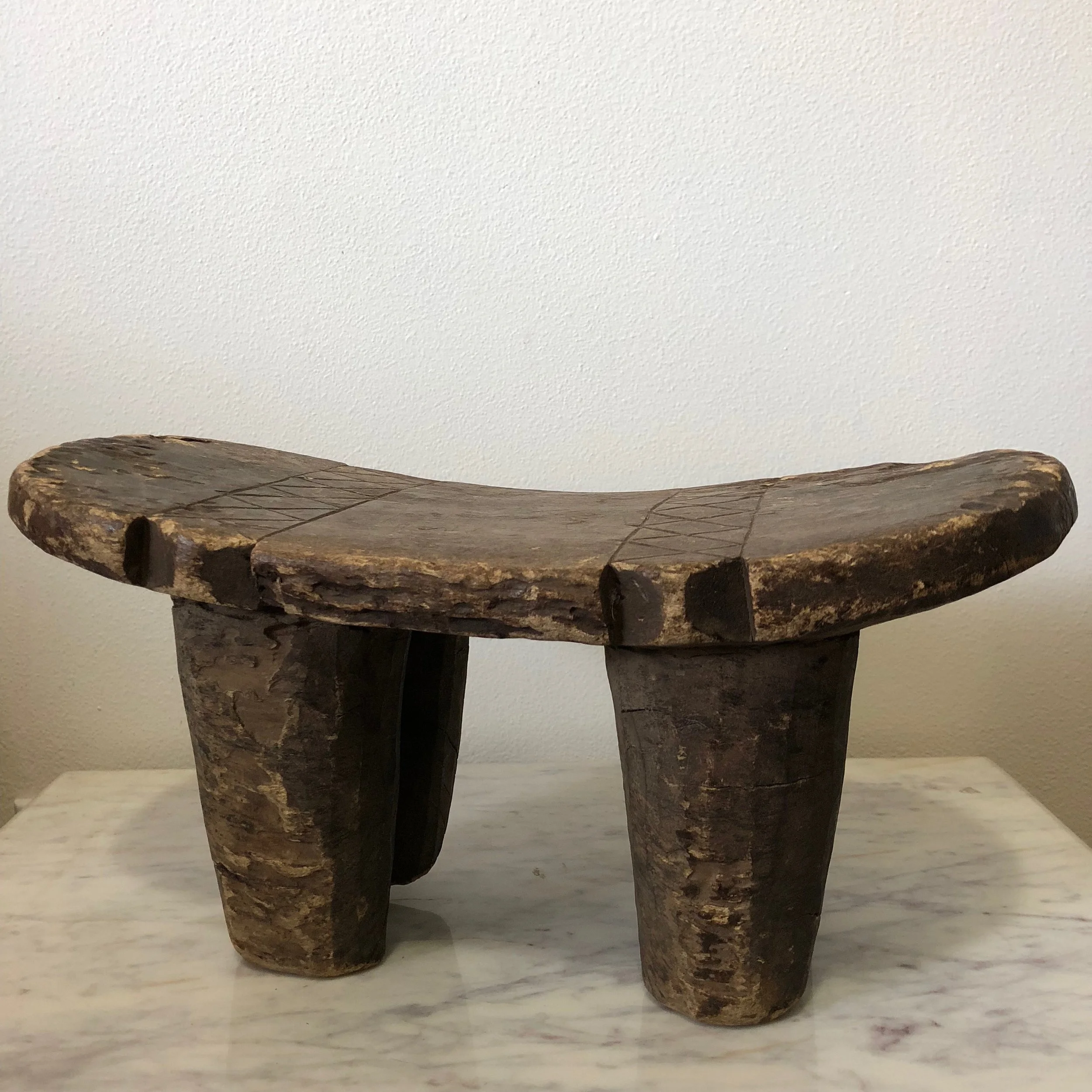 Vintage African Nupe Stool 