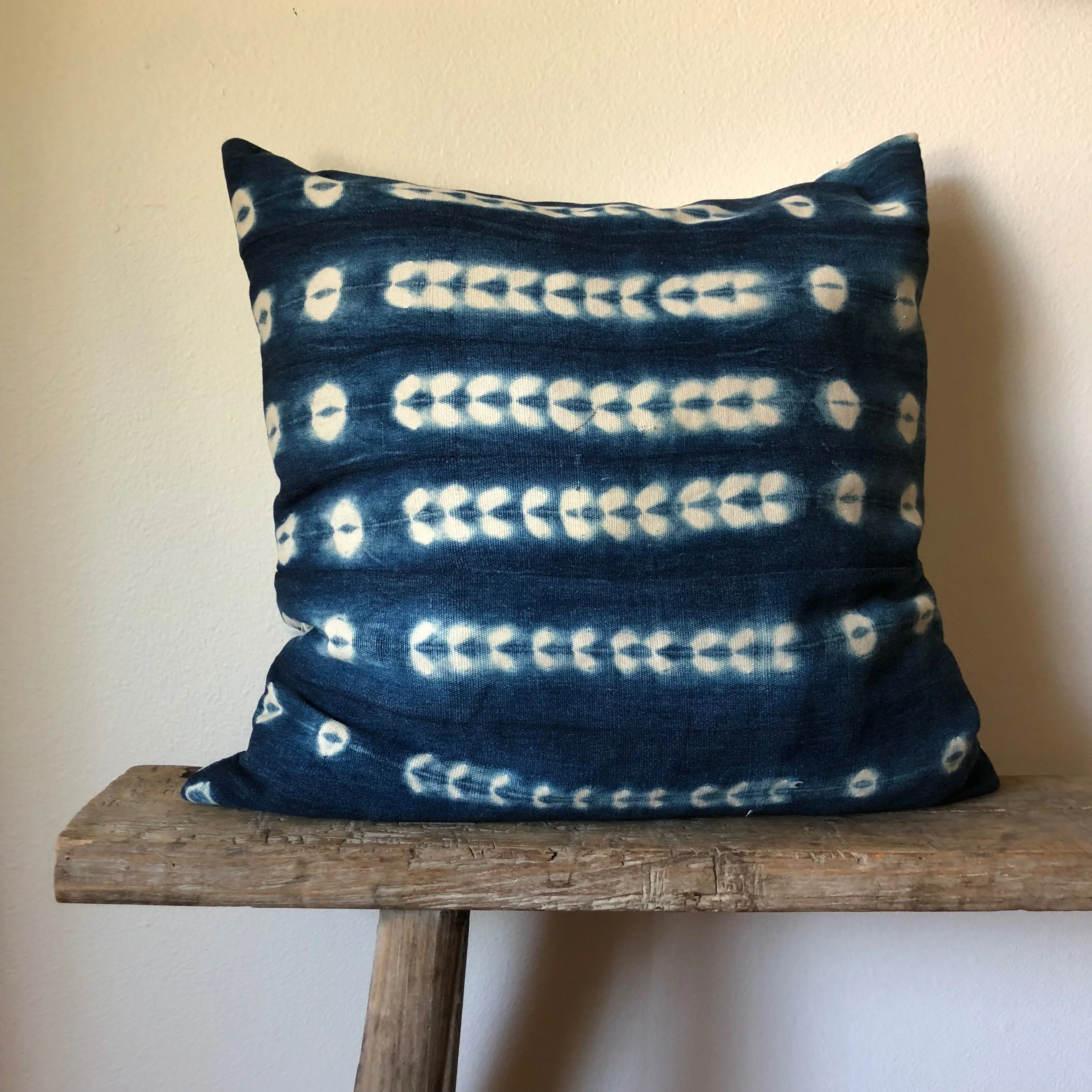 Vintage Indigo Pillow no. 108