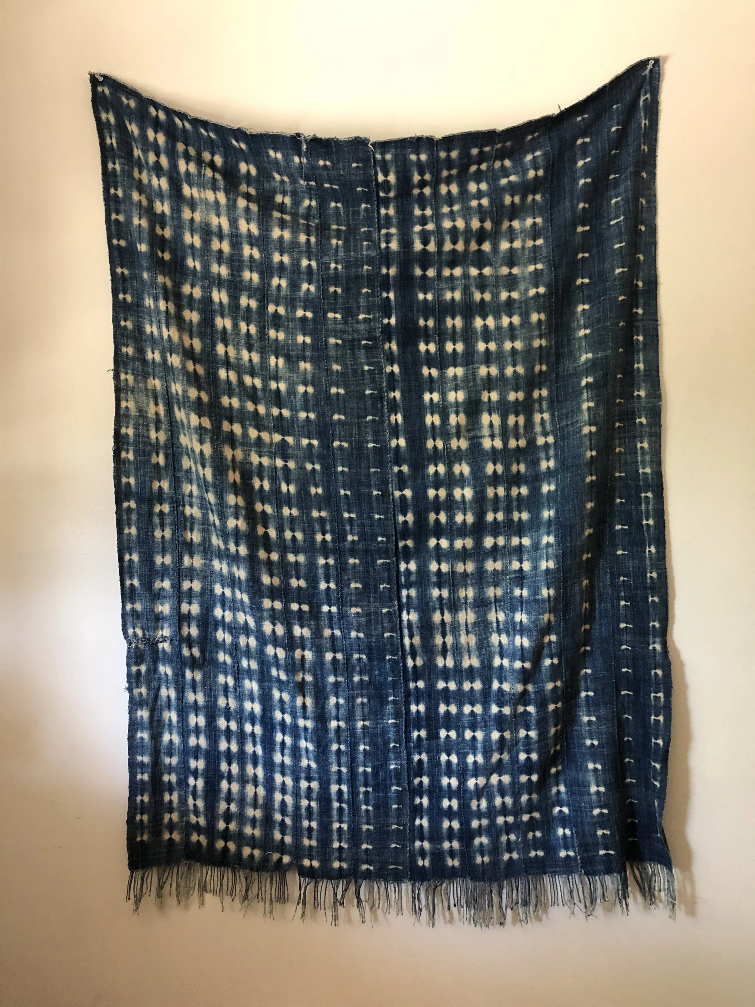 Vintage Indigo Mudcloth No. 102
