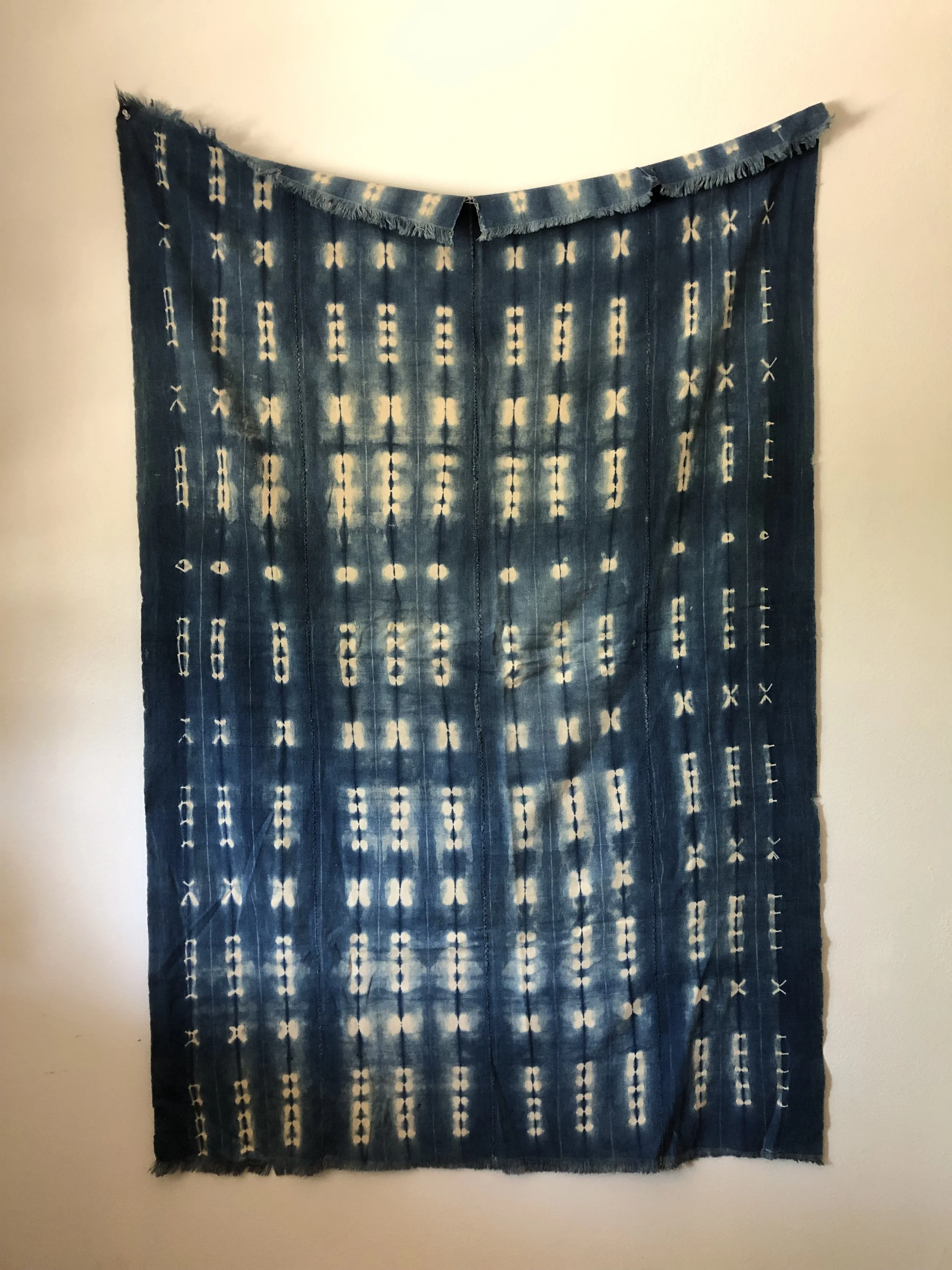 Vintage Indigo Mudcloth No. 104