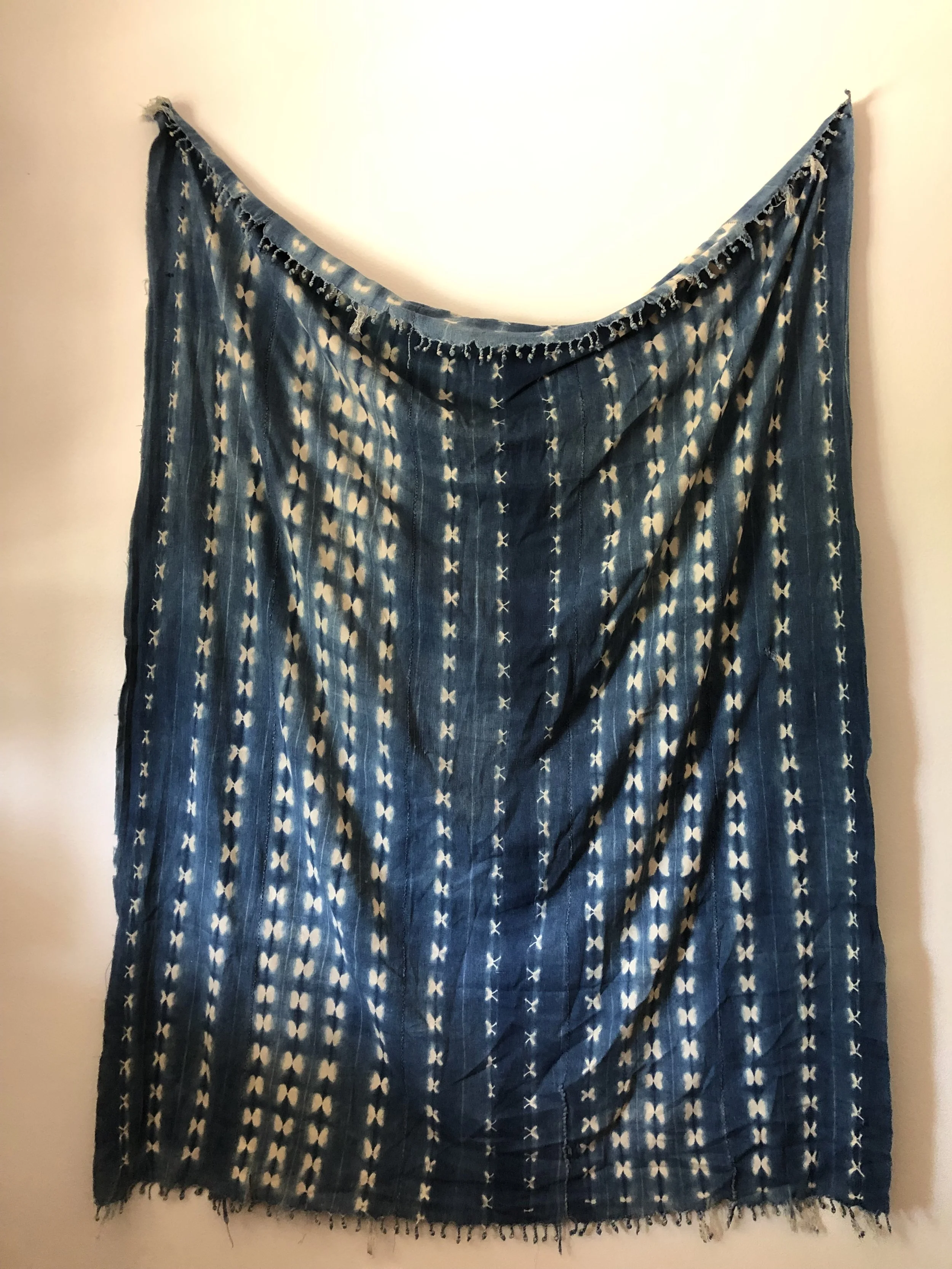 Vintage Indigo Mudcloth No. 106