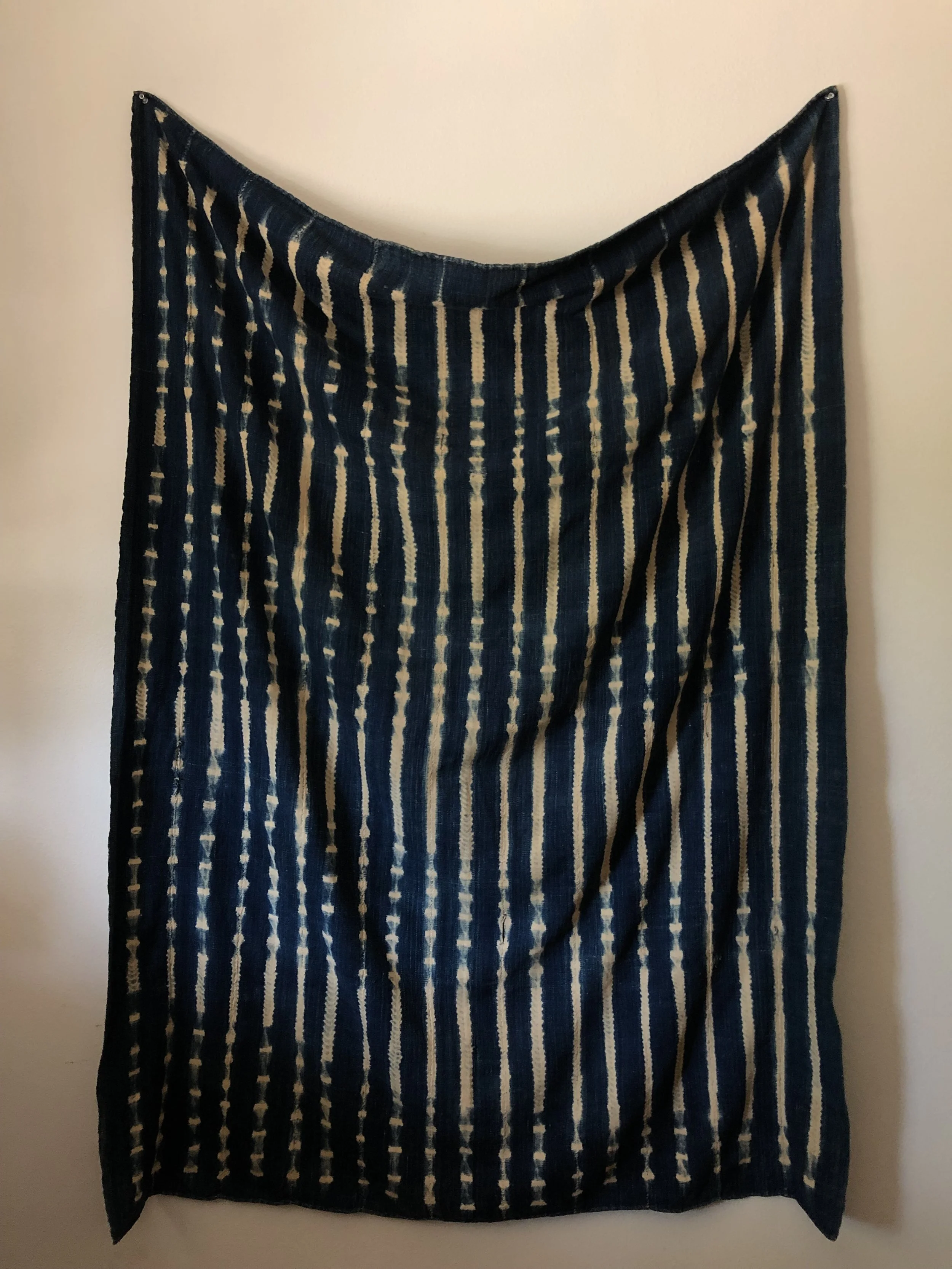 Vintage Indigo Mudcloth No. 109