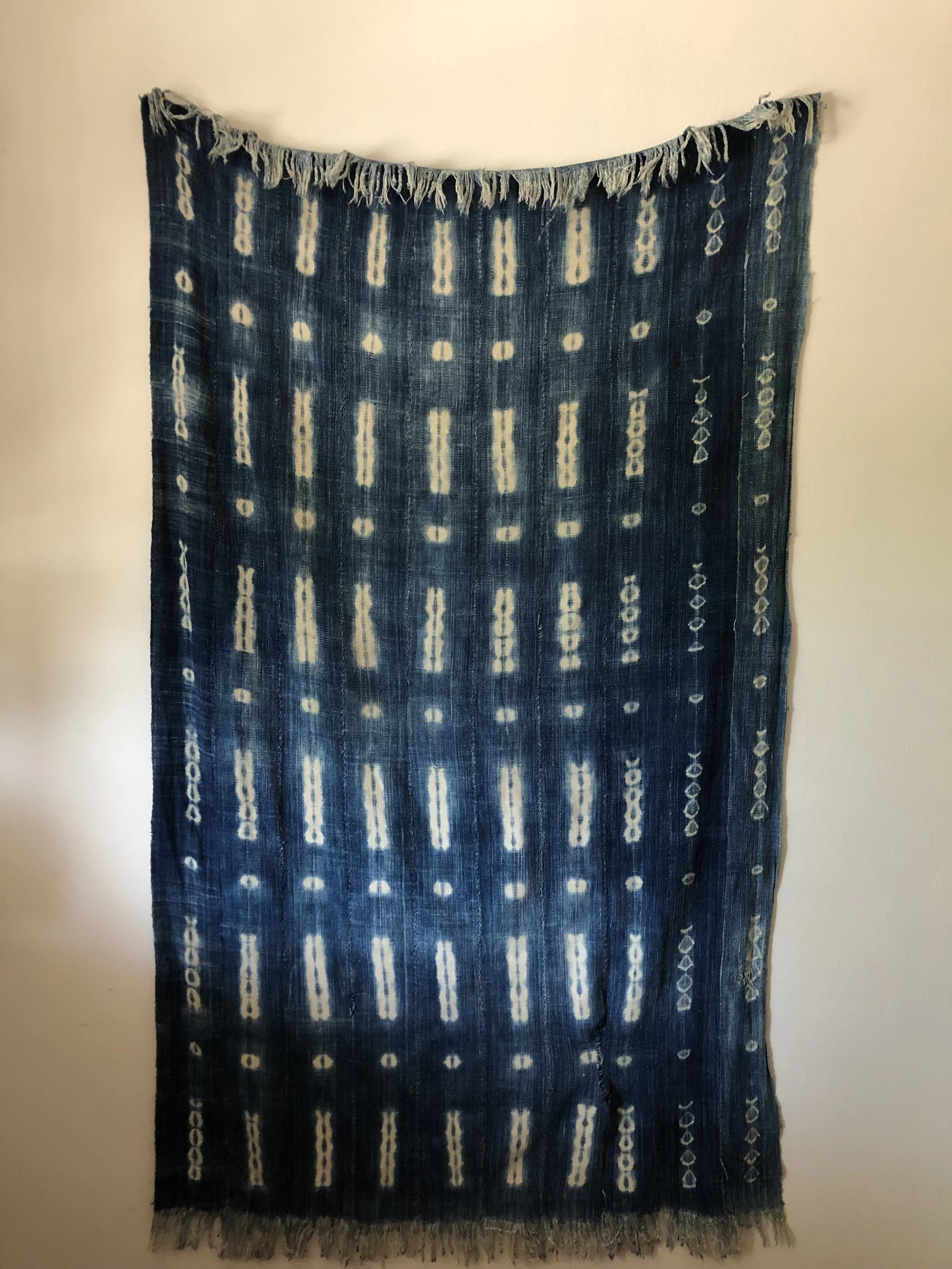 Vintage Indigo Mudcloth No. 110