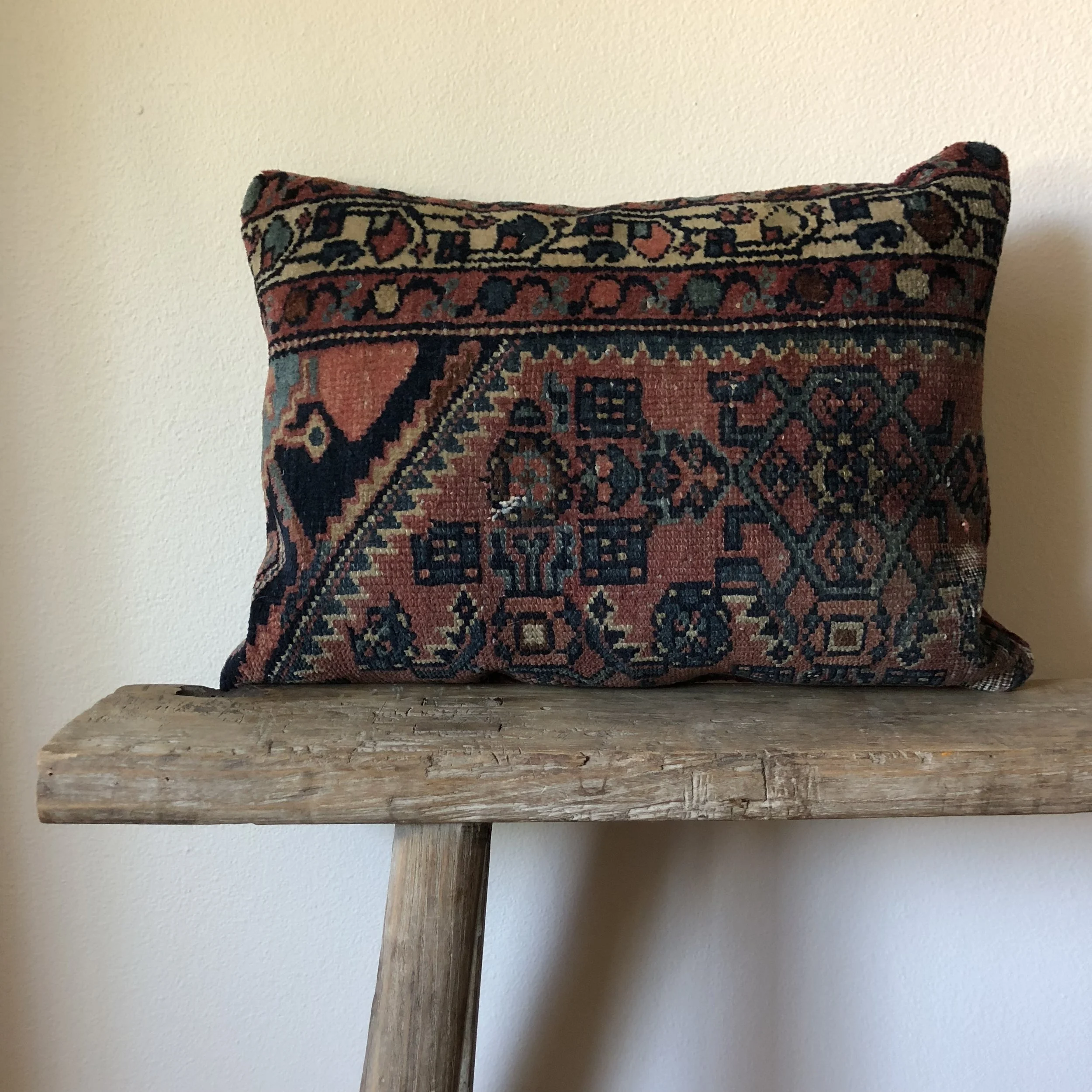 Vintage Rug Pillow no. 102