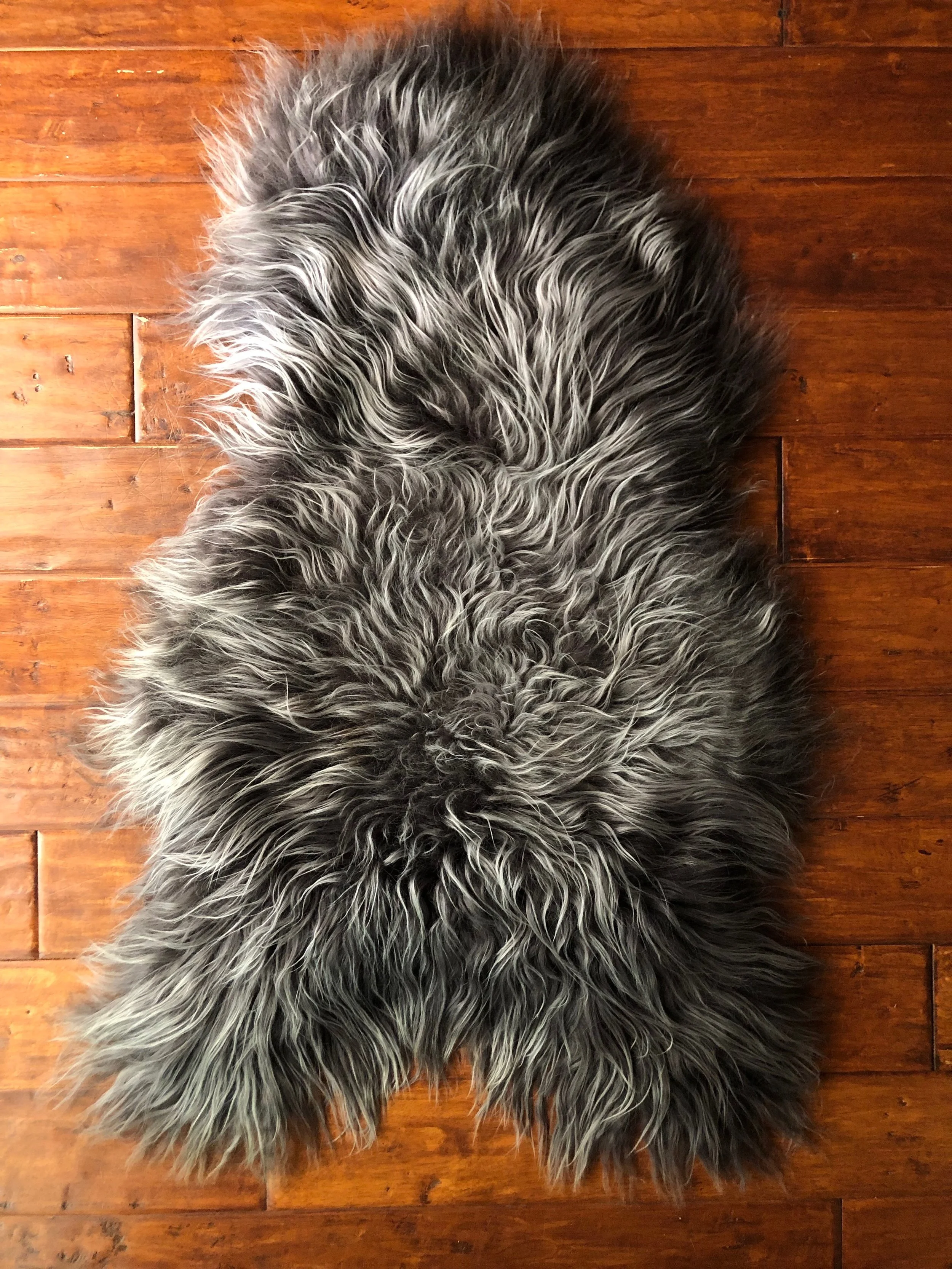 Narural Gray Sheepskin