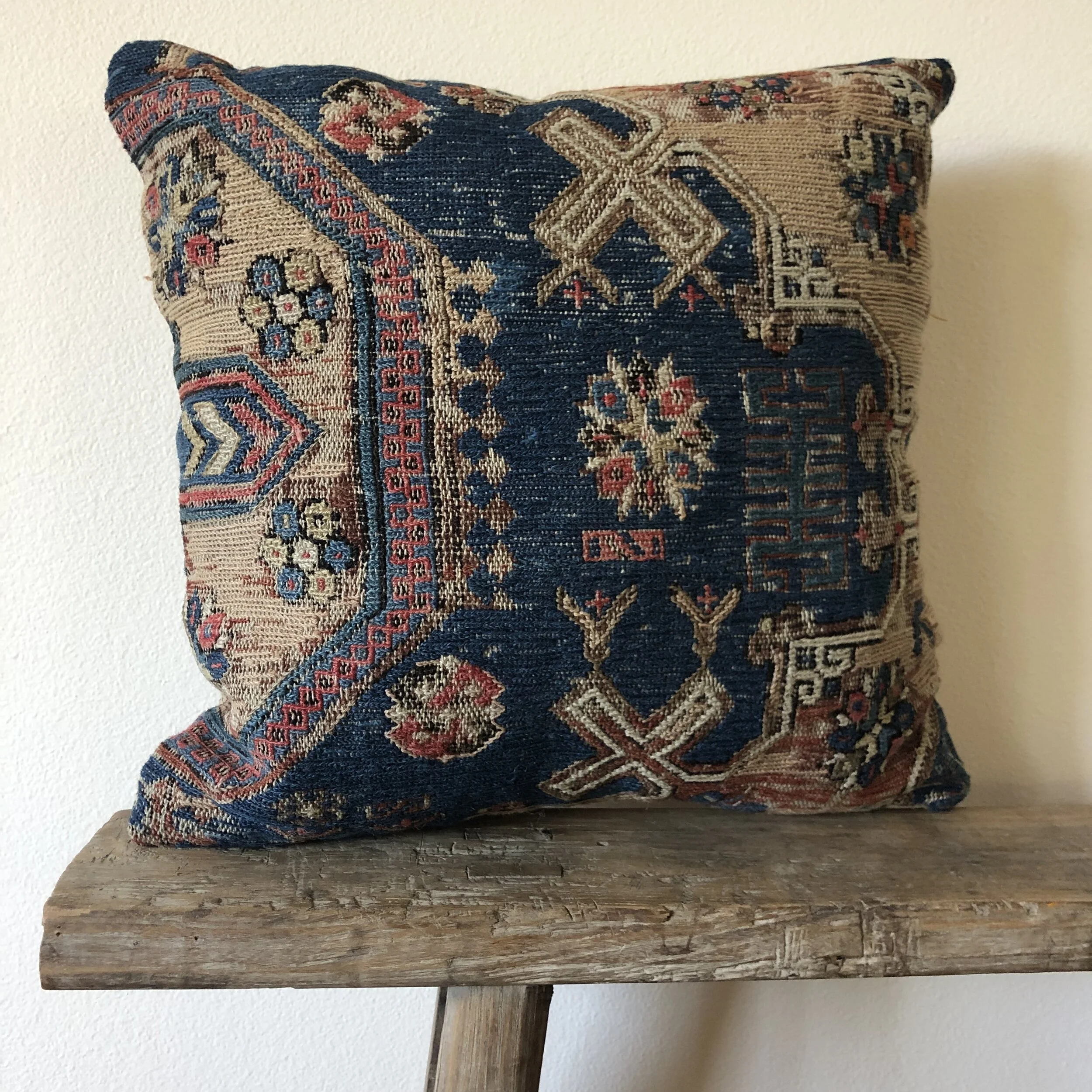 Antique Rug Pillow no. 104