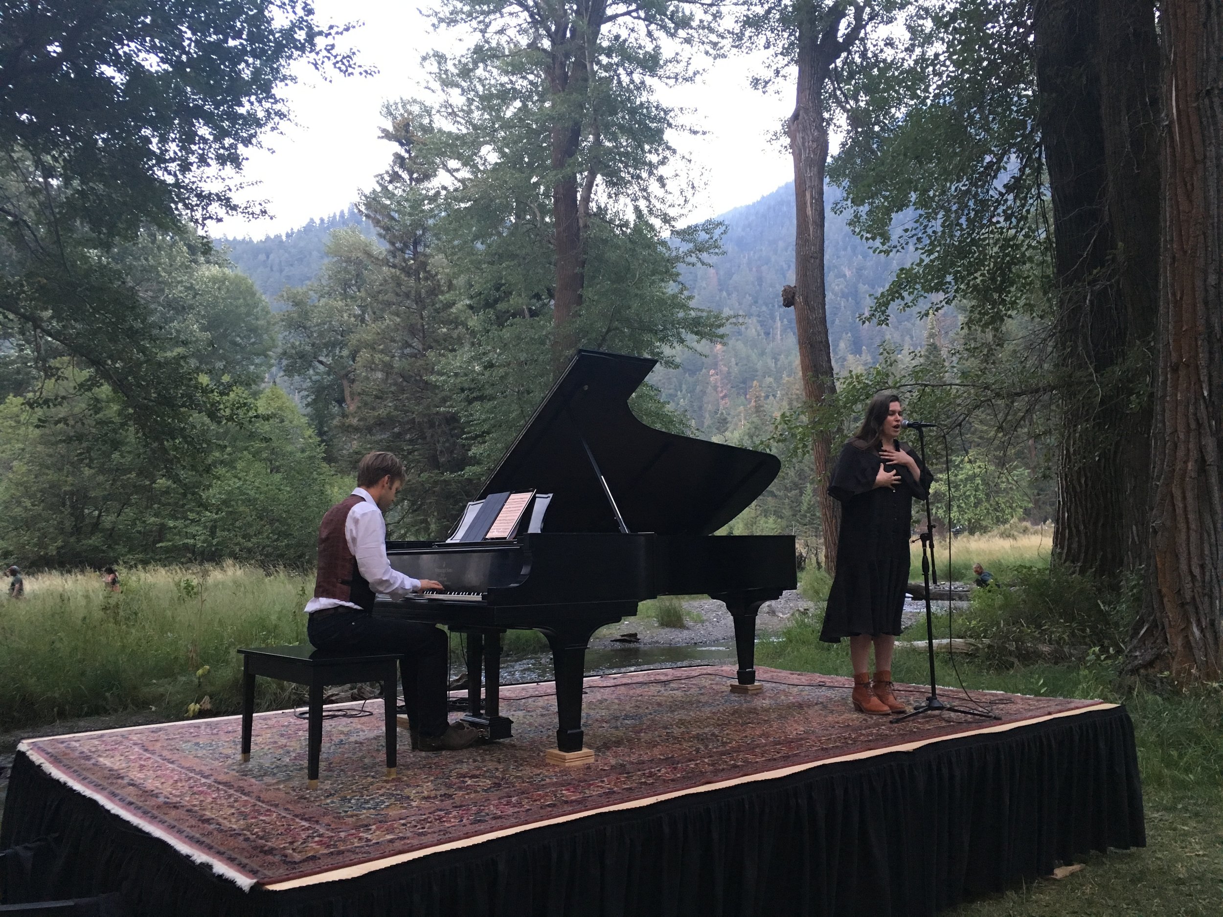 May Arden was our guest opera singer. May recently recorded and released an album in Joseph , Oregon.