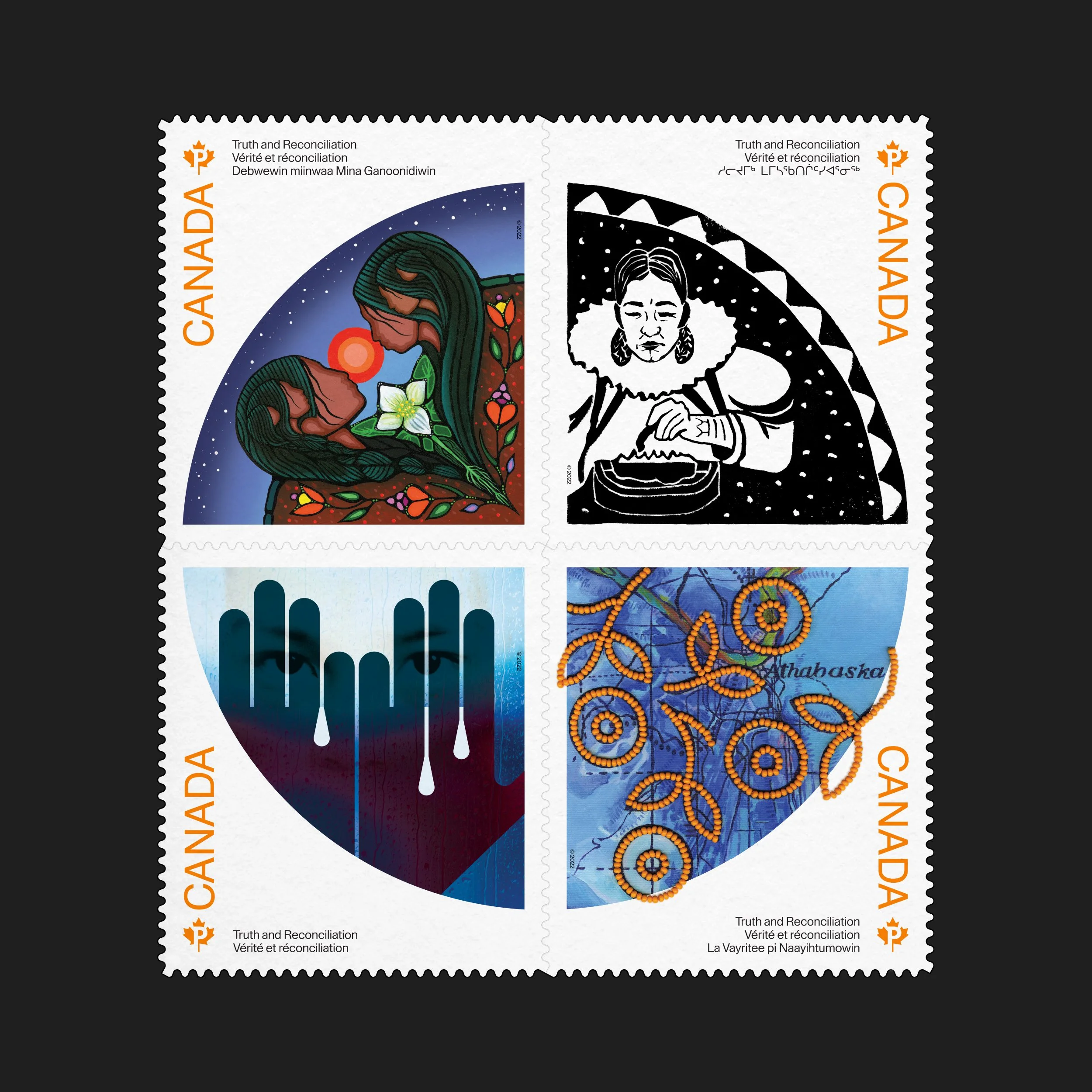 SOLD Truth and Reconciliation Stamp for Canada Post — Kim Gullion