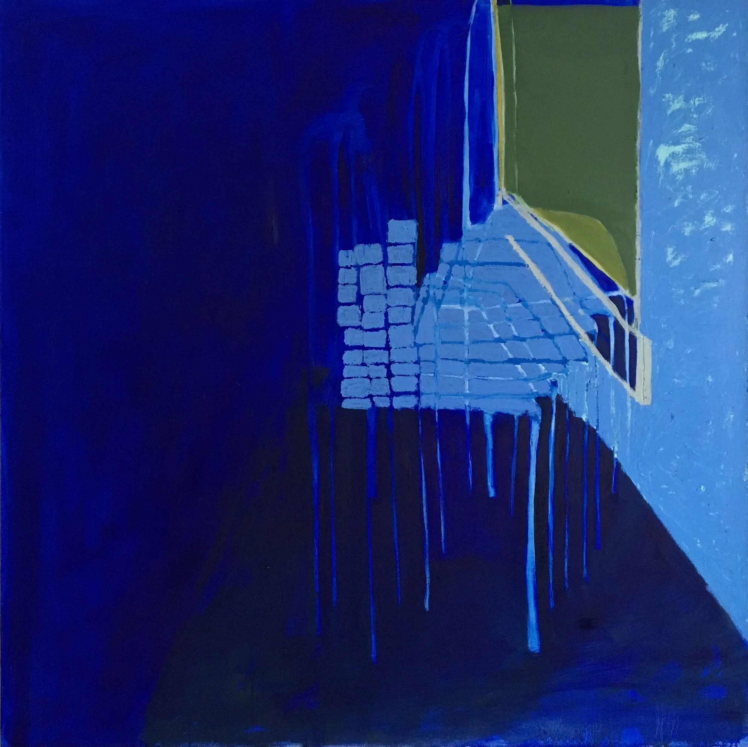  the way spring forgets  oil on canvas  48”x48” 